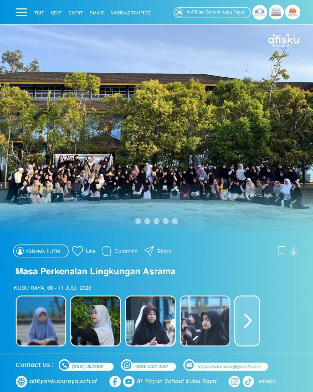 MASA PENGENALAN LINGKUNGAN AL-FITYAN ASRAMA TA 2026-2027